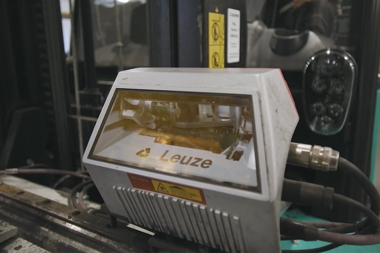Leuze-gaffelscanner