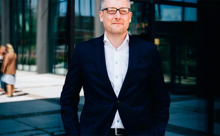 Martin Vedelsby, it-direktør hos pfa - billede fra finans.dk